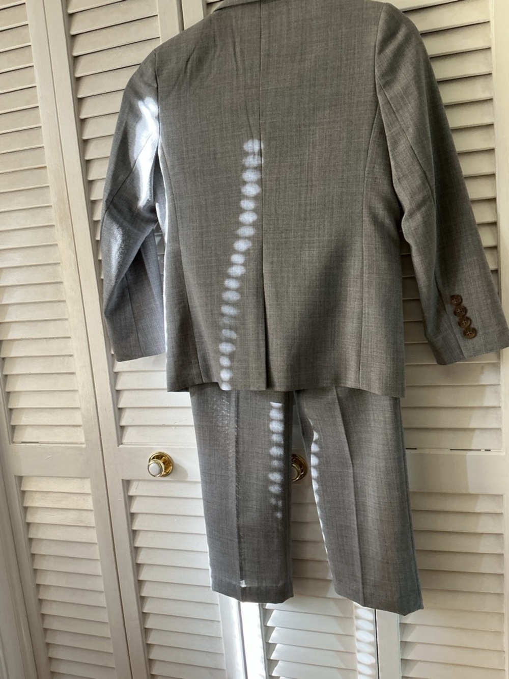 Boys Crewcuts Thompson Gray Matching 2 Piece Suit Size 8 - Picture 5 of 10